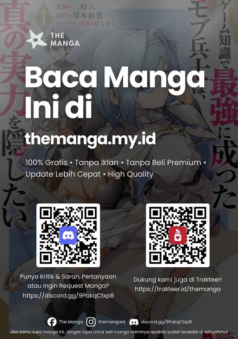 Game Chishiki de Saikyou ni Natta Mob Heishi wa, Shin no Jitsuryoku wo Kakushitai Chap 11.1 - Next Chap 12.1