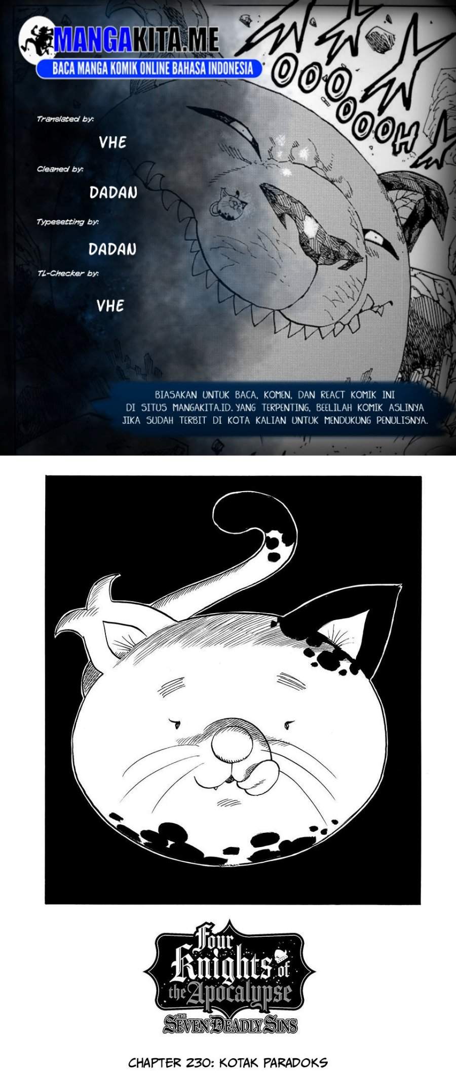 Mokushiroku no Yonkishi Chap 230 - Next Chap 231