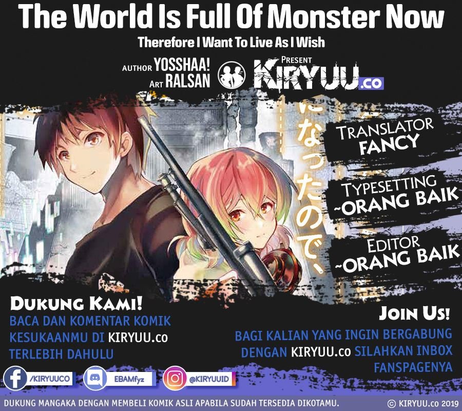 Monster ga Afureru Sekai ni Natta Node, Suki ni Ikitai to Omoimasu Chap 16 - Next Chap 17