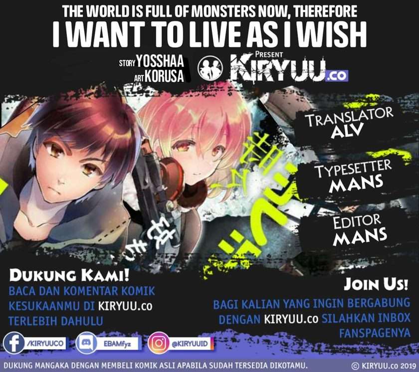 Monster ga Afureru Sekai ni Natta Node, Suki ni Ikitai to Omoimasu Chap 17 - Next Chap 18