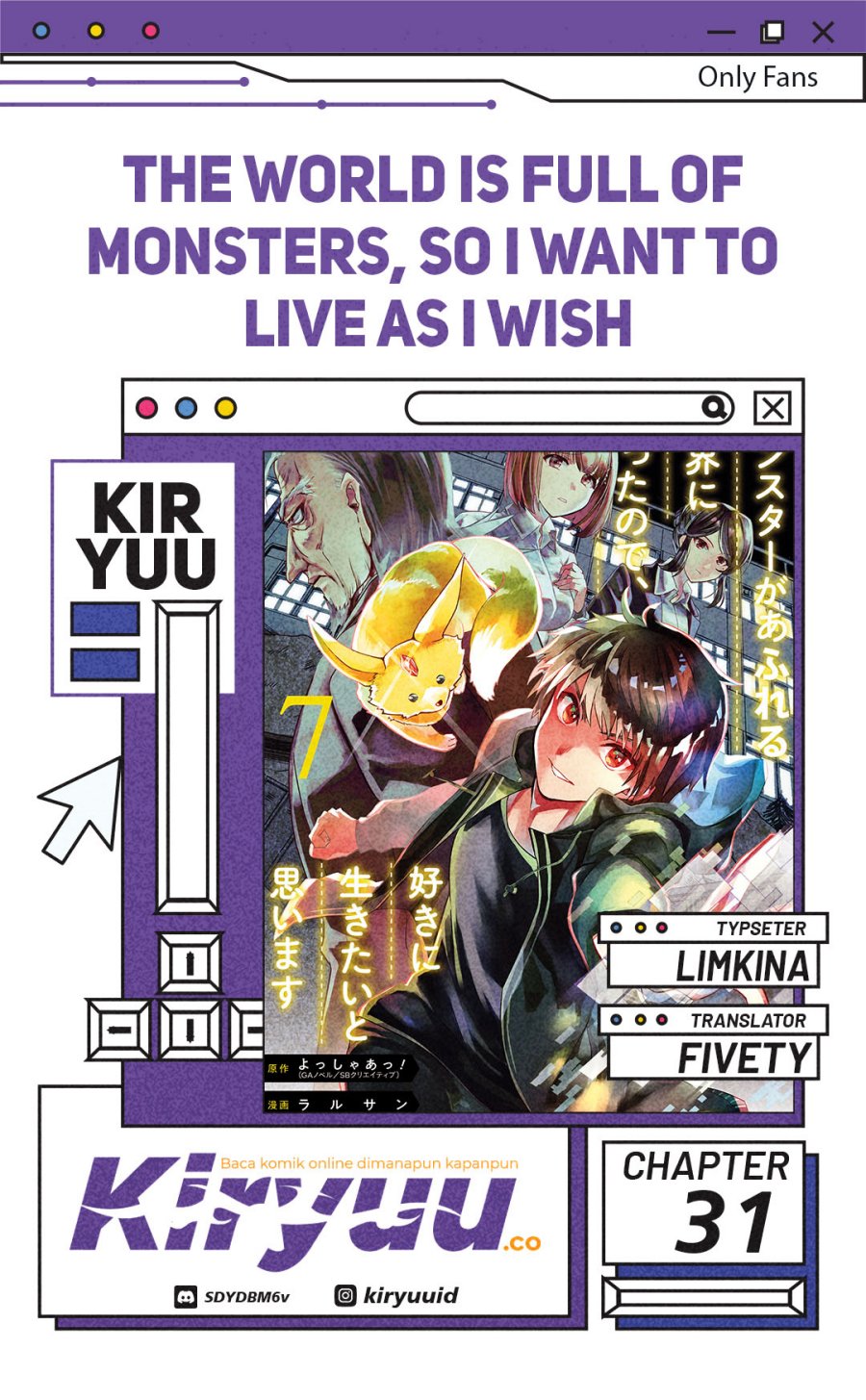 Monster ga Afureru Sekai ni Natta Node, Suki ni Ikitai to Omoimasu Chap 31 - Next Chap 32