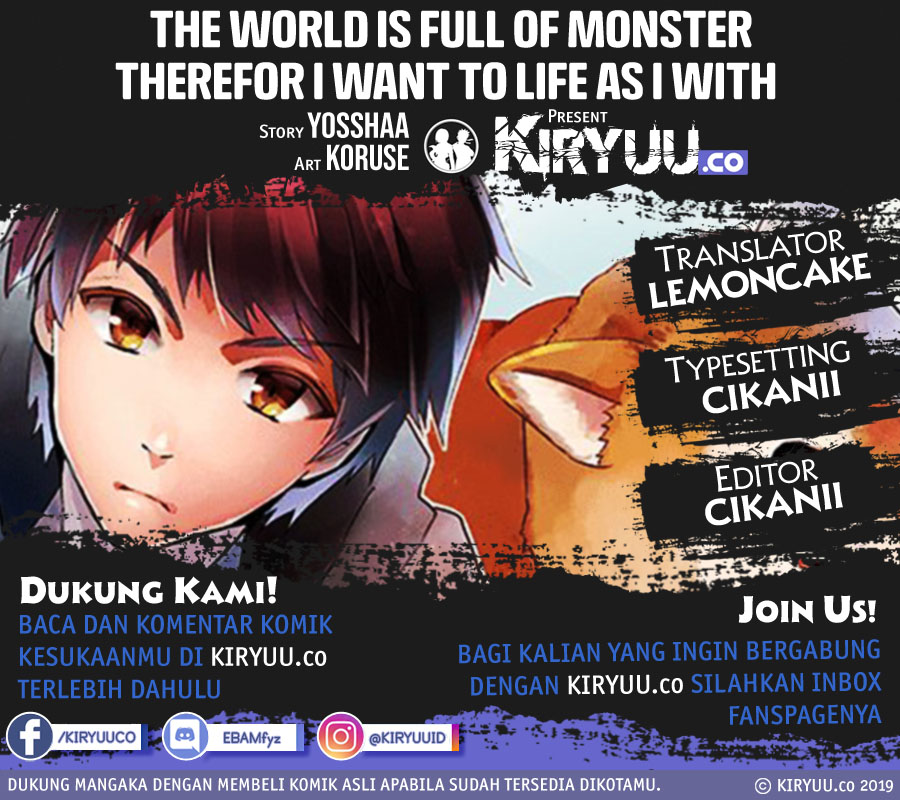Monster ga Afureru Sekai ni Natta Node, Suki ni Ikitai to Omoimasu Chap 6 - Next Chap 7