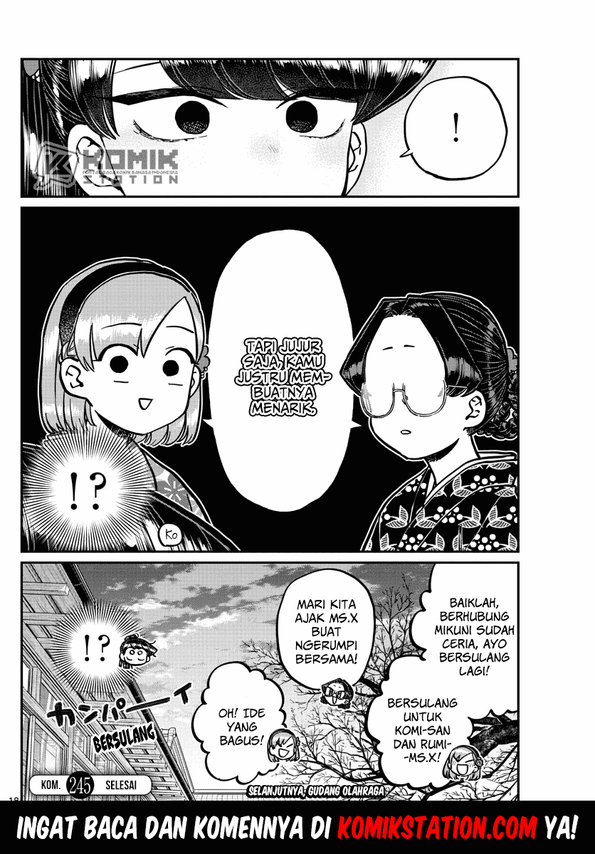 Komi-san wa Komyushou Desu. Chap 245 - Next Chap 246