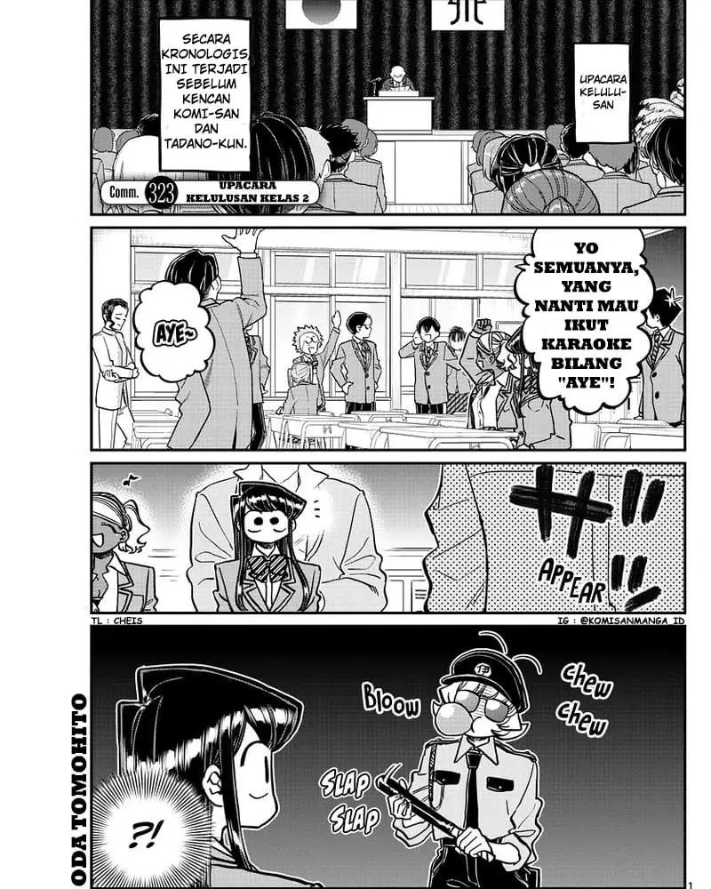 Komi-san wa Komyushou Desu. Chap 323 - Next Chap 324