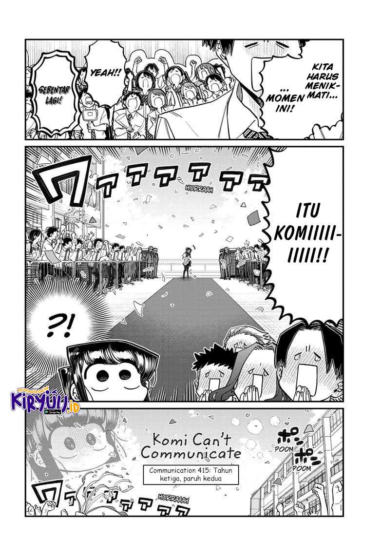 Komi-san wa Komyushou Desu. Chap 415 - Next Chap 416