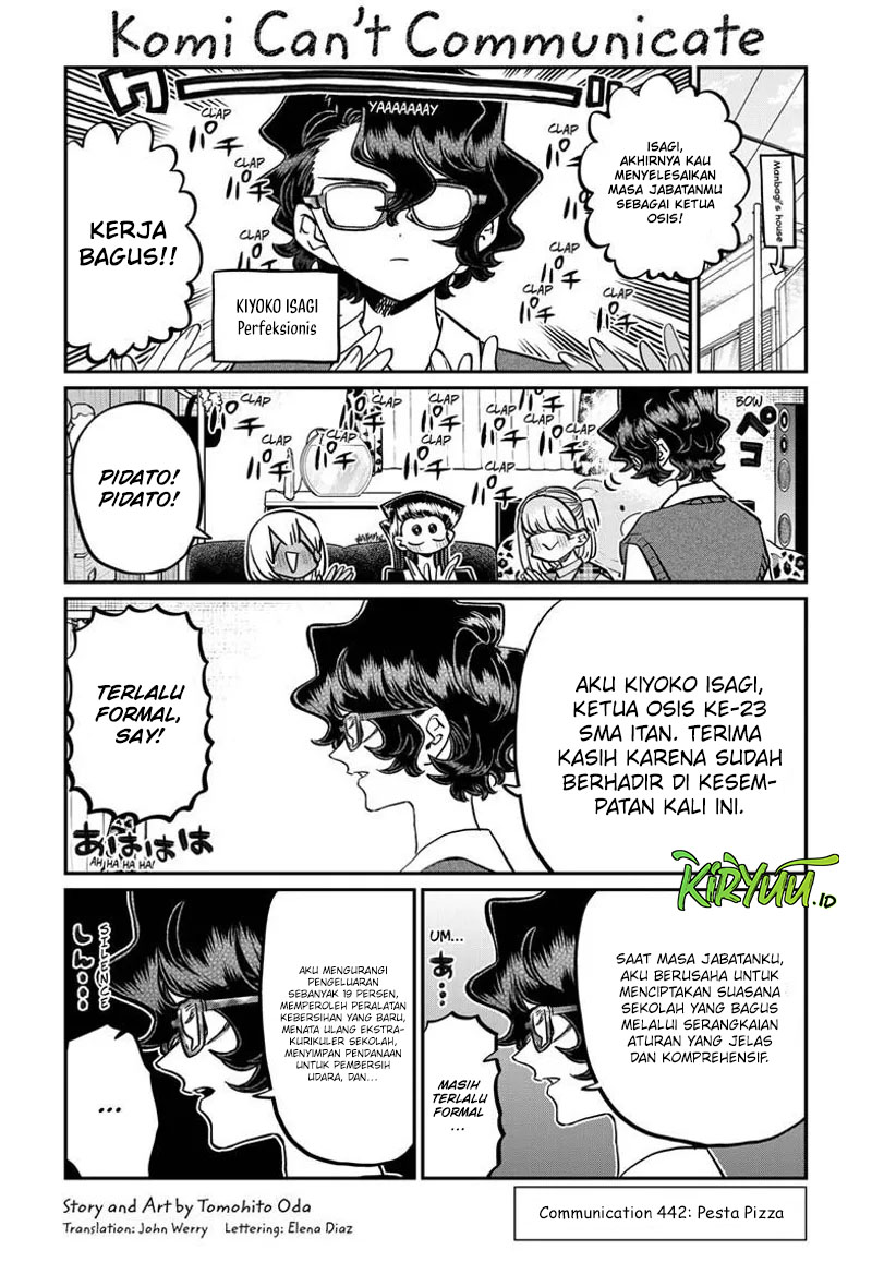 Komi-san wa Komyushou Desu. Chap 442 - Next Chap 443
