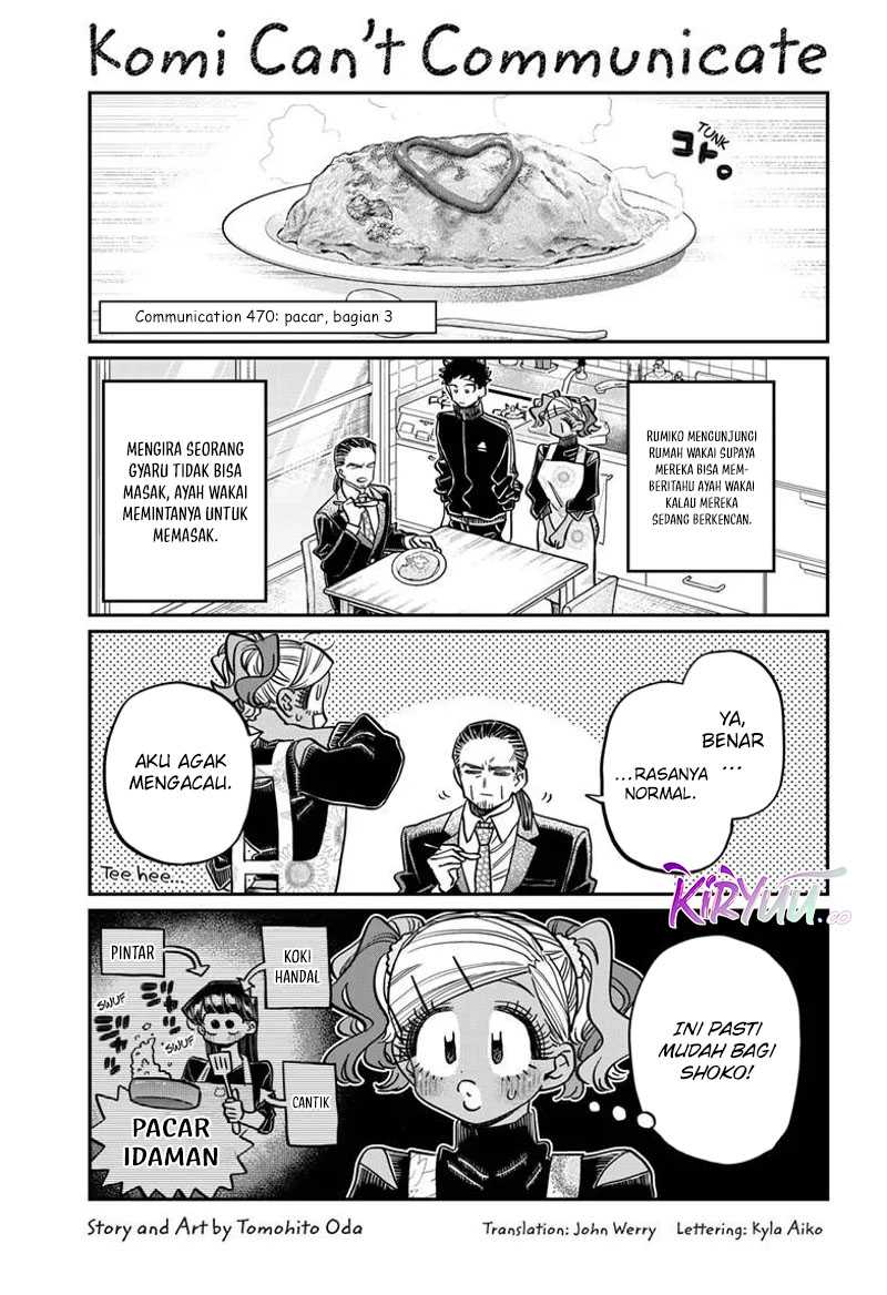 Komi-san wa Komyushou Desu. Chap 470 - Next Chap 471
