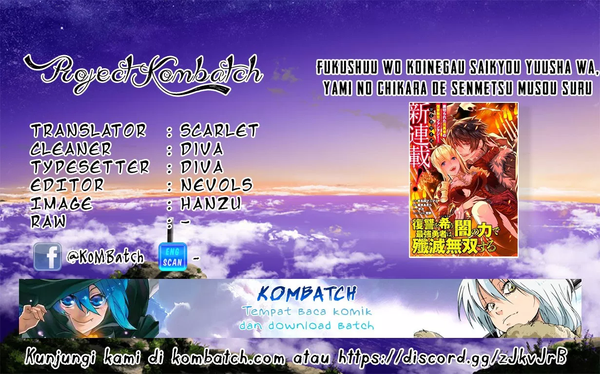 Fukushuu o Koinegau Saikyou Yuusha wa, Yami no Chikara de Senmetsu Musou Suru Chap 4.2 - Next Chap 5.2