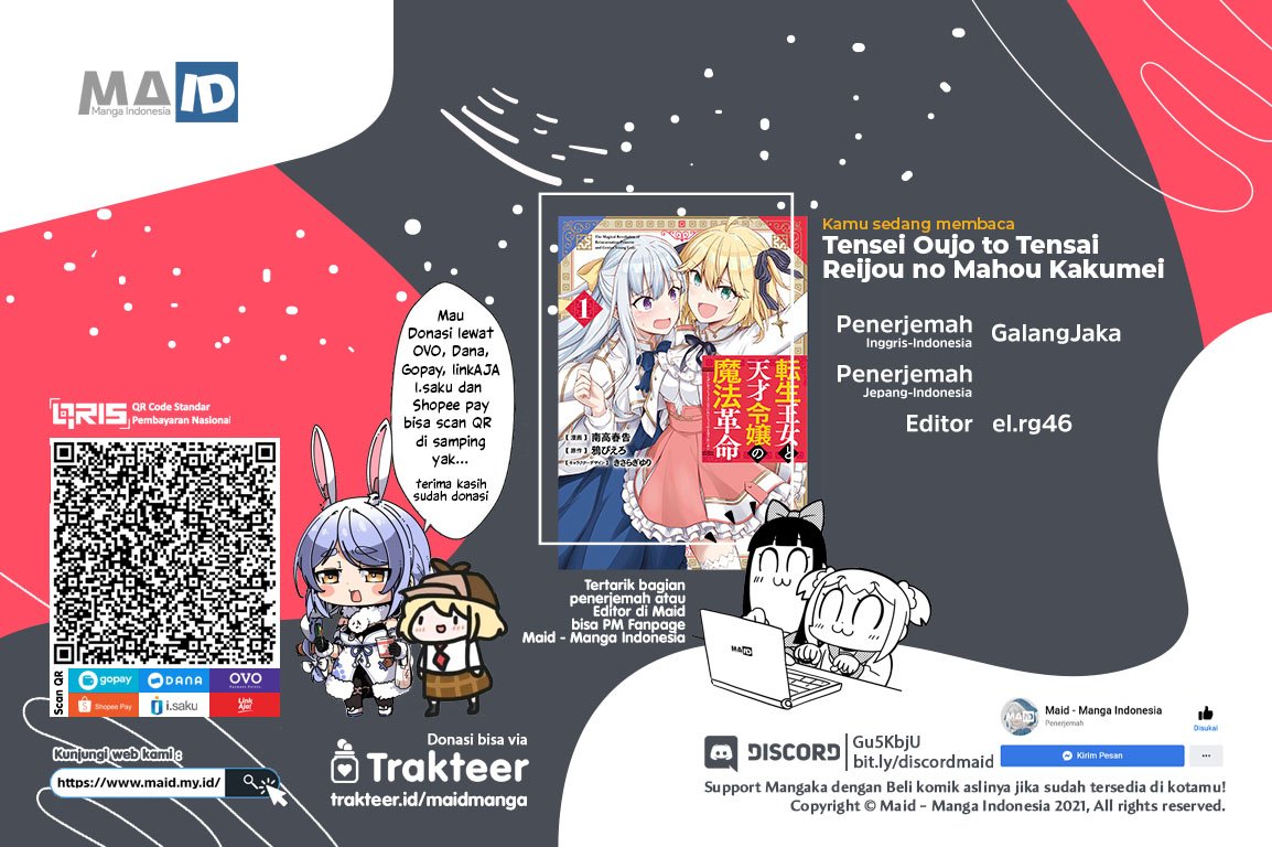 Tensei Oujo to Tensai Reijou no Mahou Kakumei Chap 6 - Next Chap 7