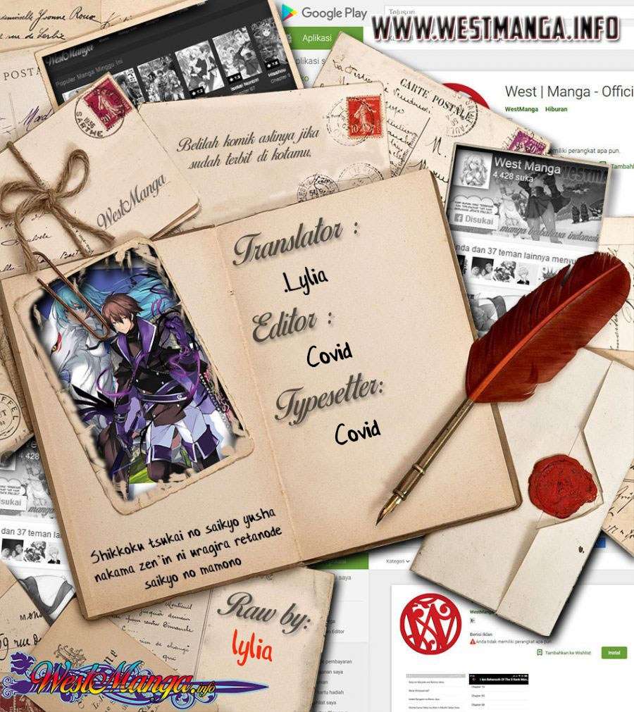 Shikkoku Tsukai no Saikyo Yusha Nakama Zen’in ni Uragira Retanode Saikyo no Mamono Chap 3.5 - Next Chap 4.5