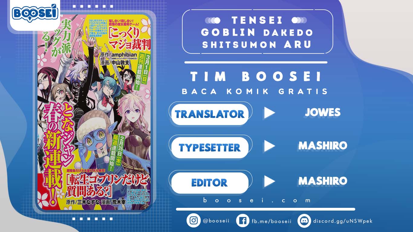 Tensei Goblin da kedo Shitsumon aru? Chap 10 - Next Chap 11