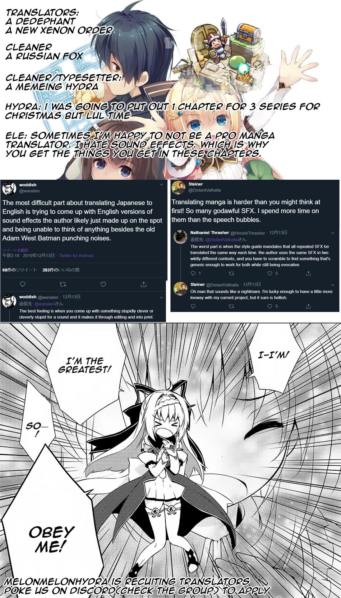 Tensei Goblin da kedo Shitsumon aru? Chap 12 - Next Chap 13