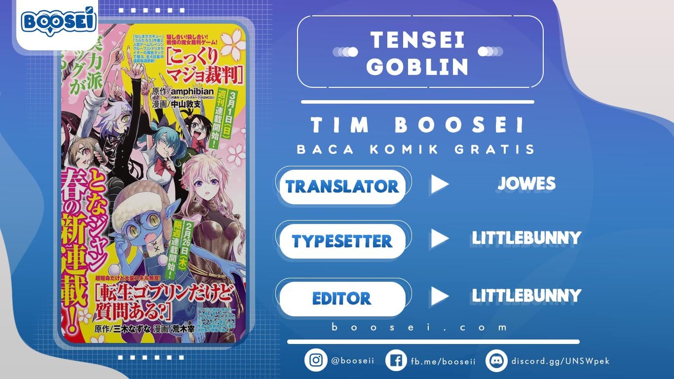 Tensei Goblin da kedo Shitsumon aru? Chap 15 - Next Chap 16