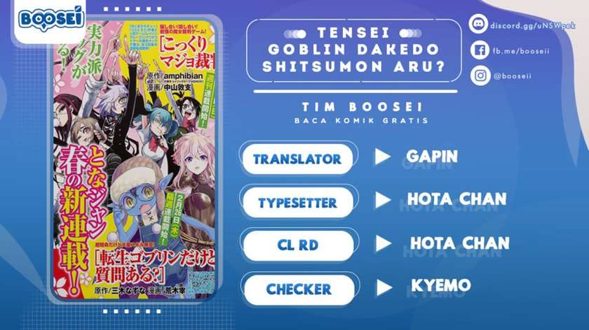 Tensei Goblin da kedo Shitsumon aru? Chap 19 - Next Chap 20