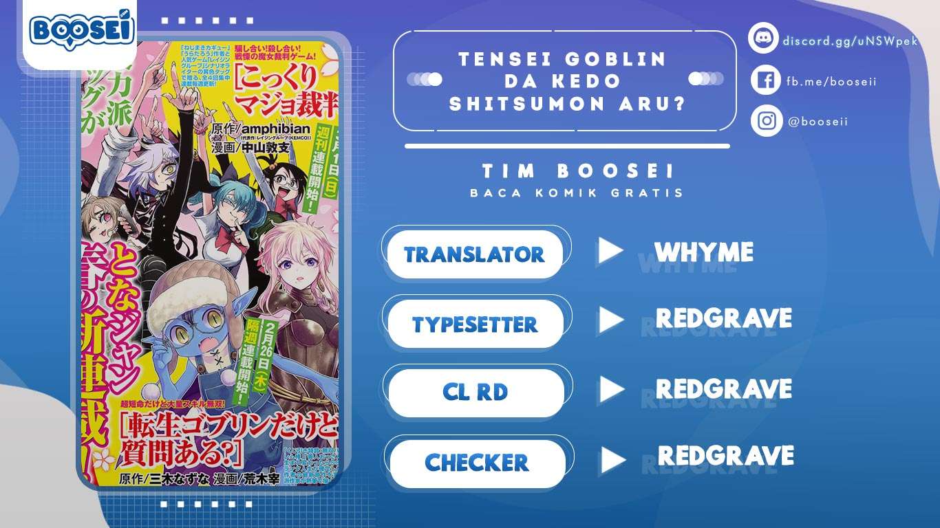 Tensei Goblin da kedo Shitsumon aru? Chap 26 - Next Chap 27