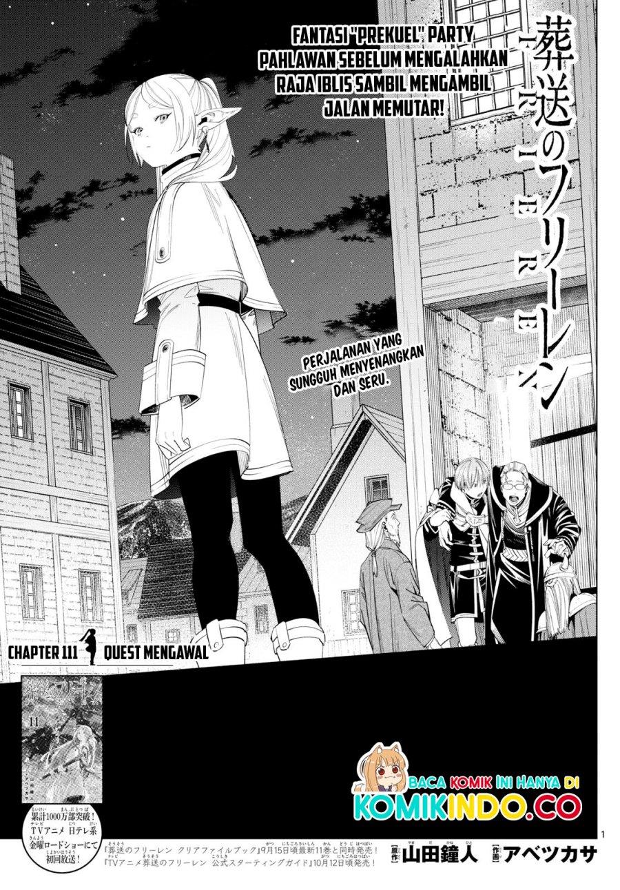 Sousou no Frieren Chap 111 - Next Chap 112