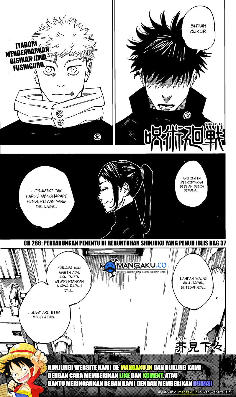 Jujutsu Kaisen Chap 266 - Next Chap 267