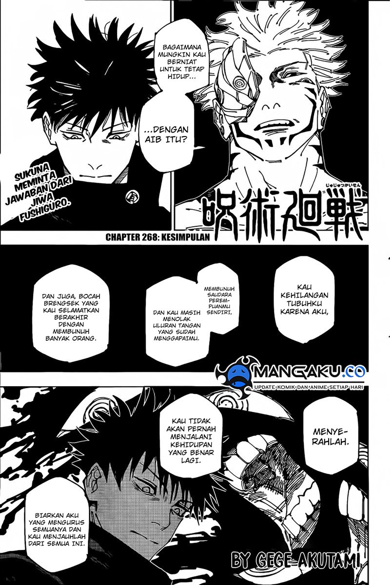 Jujutsu Kaisen Chap 268 - Next Chap 269