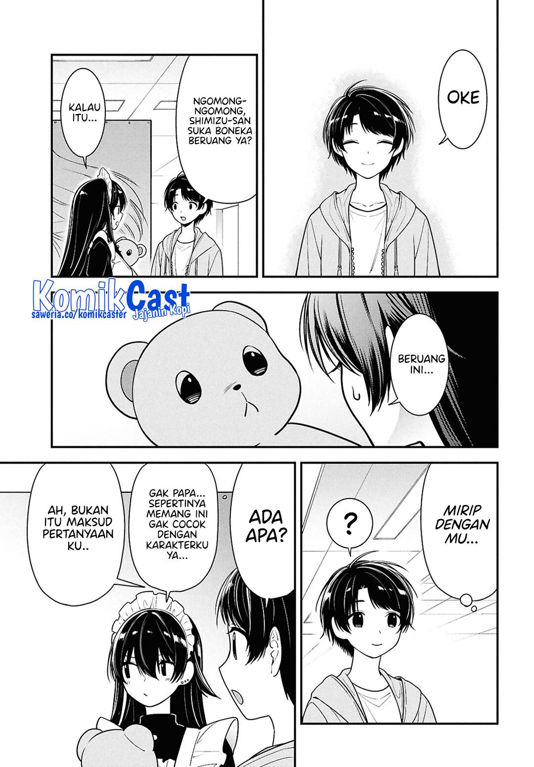 Tonari no Seki no Yankee Shimizu-san ga Kami o Kuroku Sometekita Chap 7 - Next Chap 8