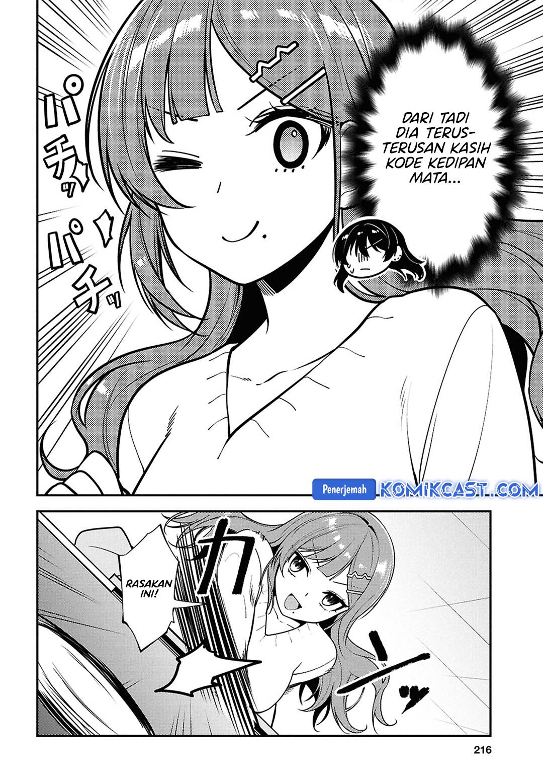 Tonari no Seki no Yankee Shimizu-san ga Kami o Kuroku Sometekita Chap 7 - Next Chap 8