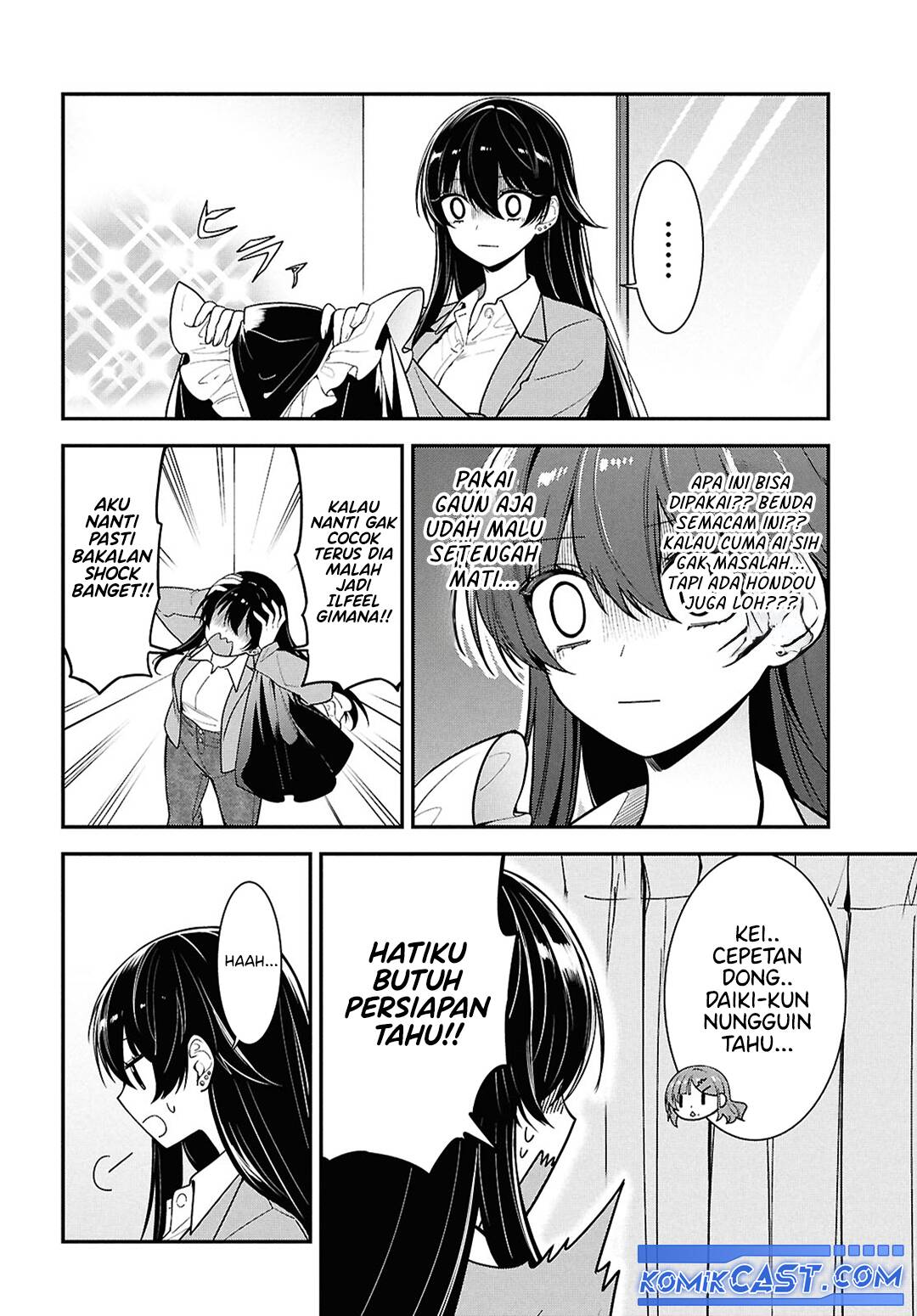 Tonari no Seki no Yankee Shimizu-san ga Kami o Kuroku Sometekita Chap 7 - Next Chap 8