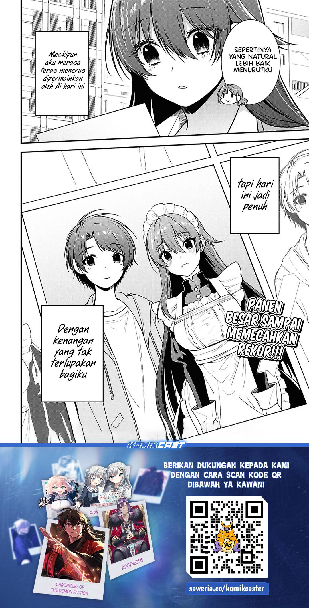 Tonari no Seki no Yankee Shimizu-san ga Kami o Kuroku Sometekita Chap 7 - Next Chap 8