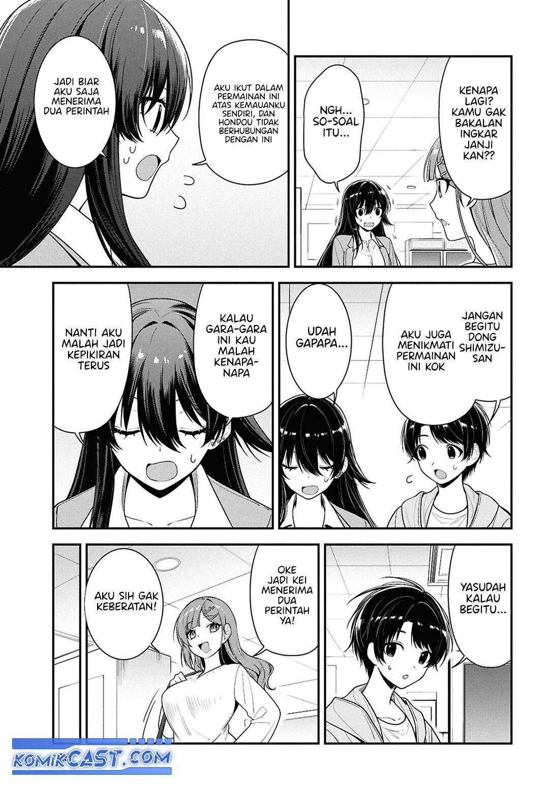 Tonari no Seki no Yankee Shimizu-san ga Kami o Kuroku Sometekita Chap 7 - Next Chap 8