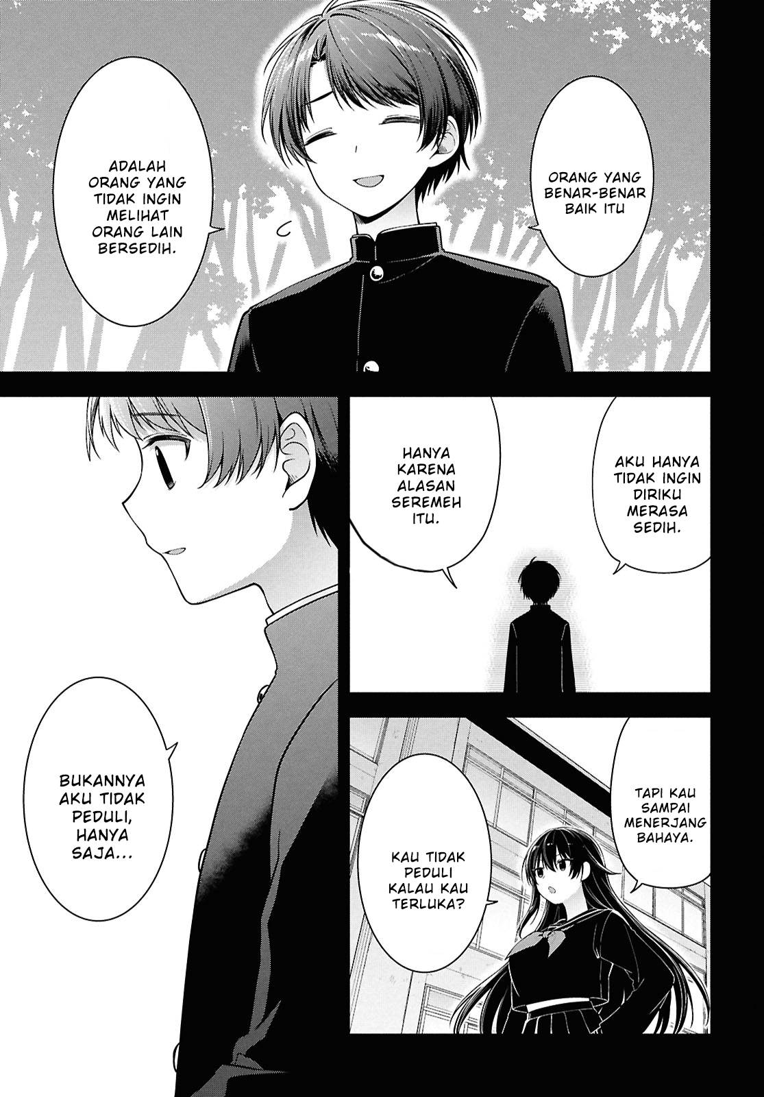 Tonari no Seki no Yankee Shimizu-san ga Kami o Kuroku Sometekita Chap 4 - Next Chap 5