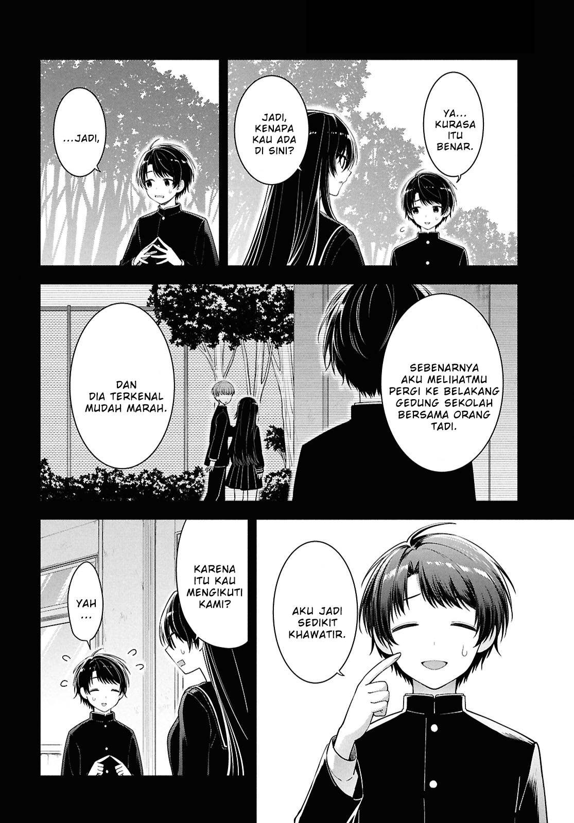 Tonari no Seki no Yankee Shimizu-san ga Kami o Kuroku Sometekita Chap 4 - Next Chap 5