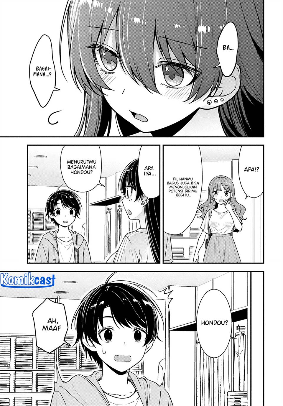 Tonari no Seki no Yankee Shimizu-san ga Kami o Kuroku Sometekita Chap 6 - Next Chap 7