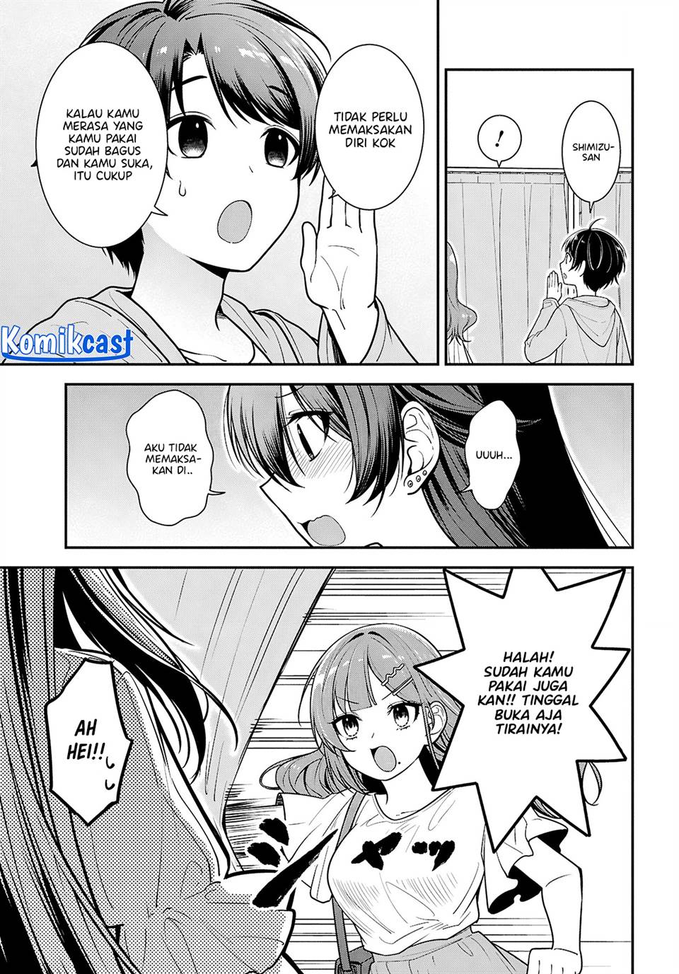 Tonari no Seki no Yankee Shimizu-san ga Kami o Kuroku Sometekita Chap 6 - Next Chap 7