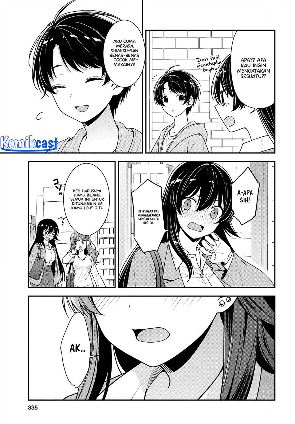 Tonari no Seki no Yankee Shimizu-san ga Kami o Kuroku Sometekita Chap 6 - Next Chap 7