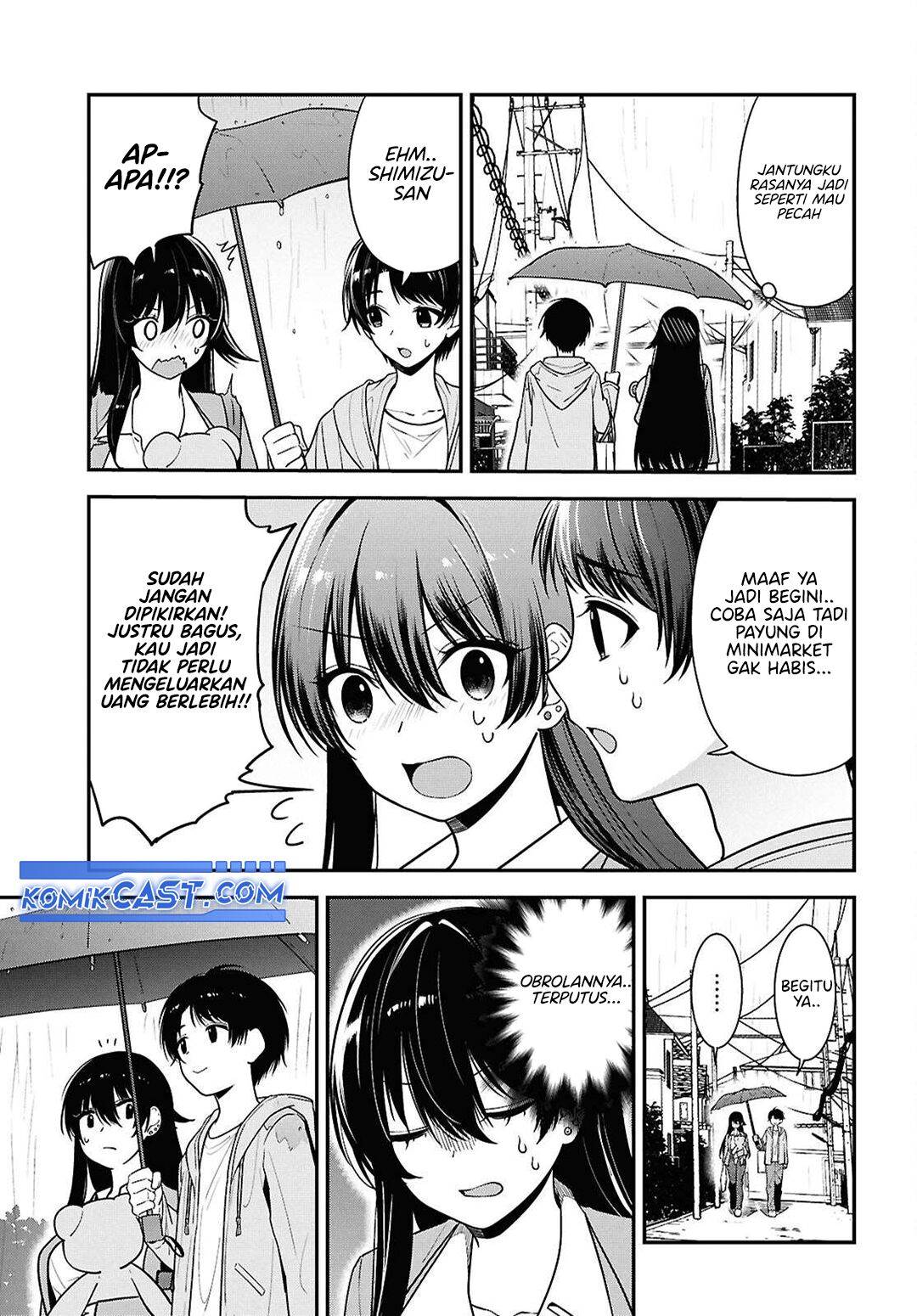 Tonari no Seki no Yankee Shimizu-san ga Kami o Kuroku Sometekita Chap 8 - Next Chap 9