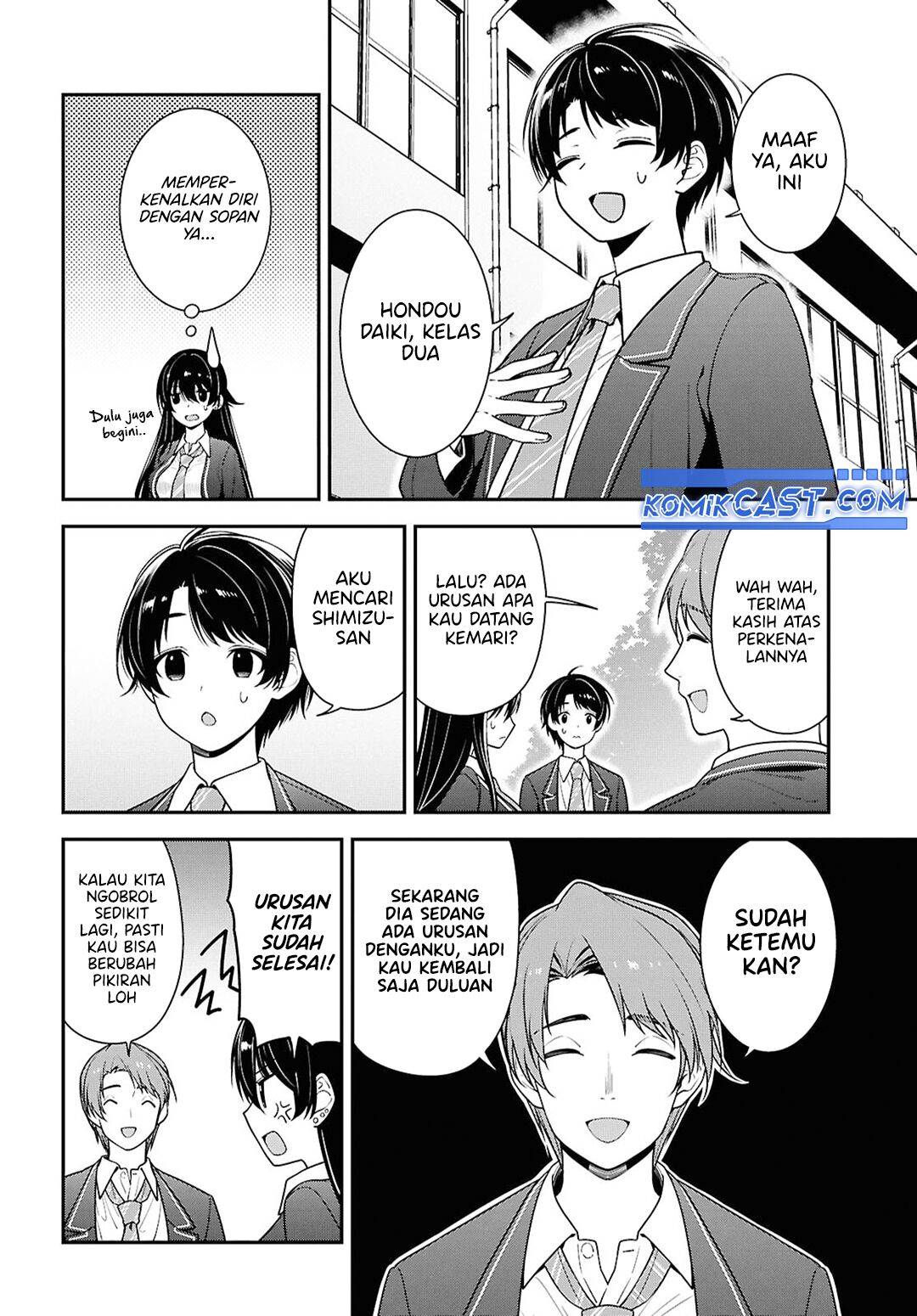 Tonari no Seki no Yankee Shimizu-san ga Kami o Kuroku Sometekita Chap 9 - Next Chap 10