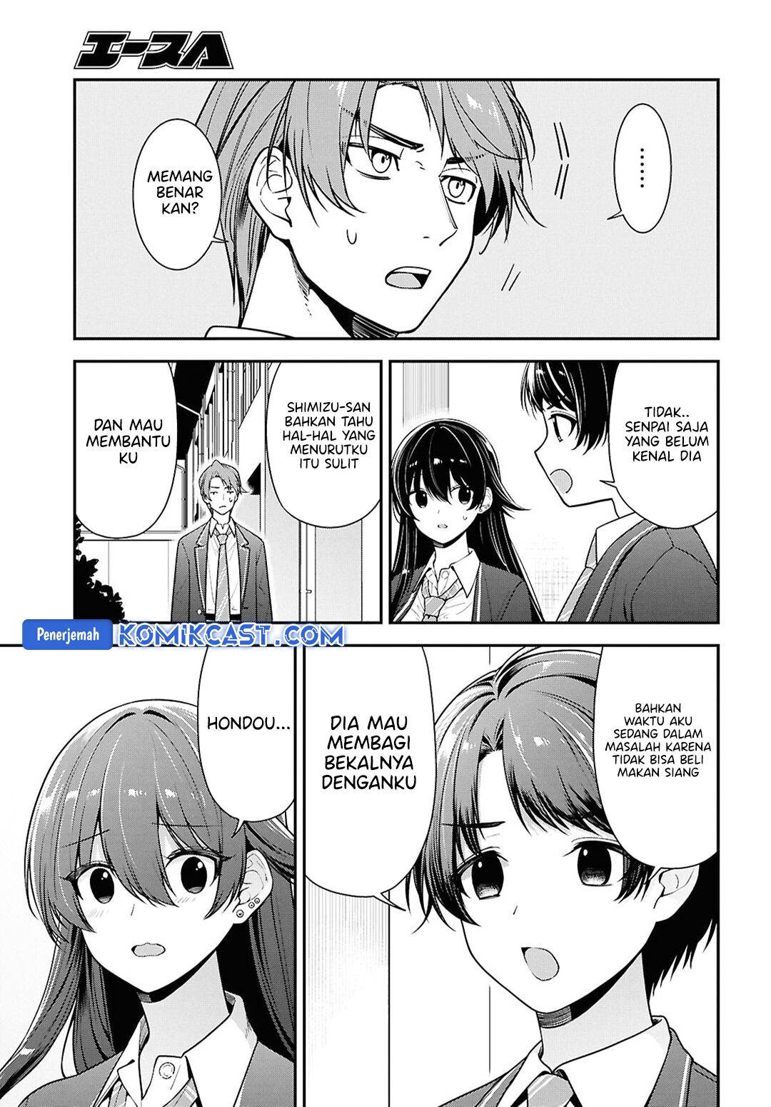 Tonari no Seki no Yankee Shimizu-san ga Kami o Kuroku Sometekita Chap 9 - Next Chap 10