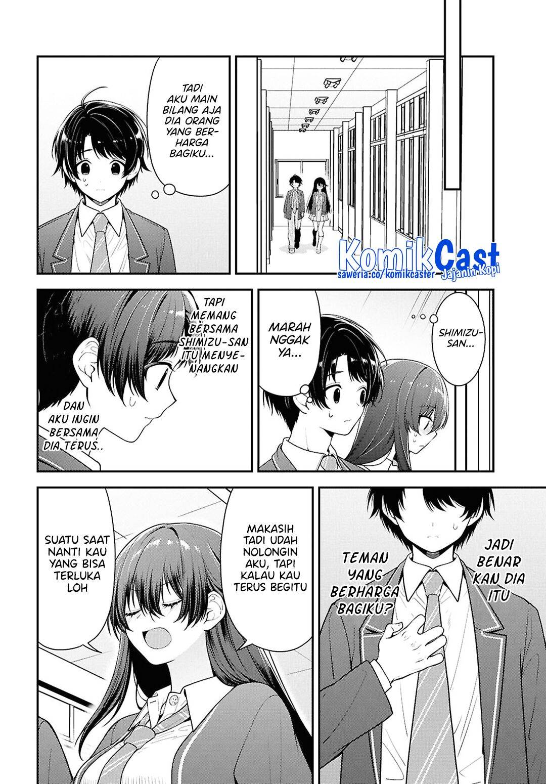 Tonari no Seki no Yankee Shimizu-san ga Kami o Kuroku Sometekita Chap 9 - Next Chap 10