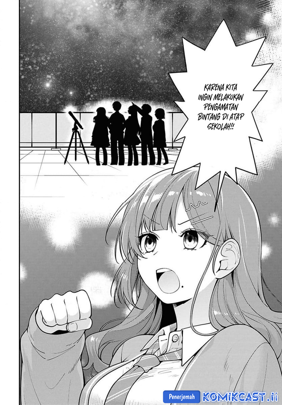 Tonari no Seki no Yankee Shimizu-san ga Kami o Kuroku Sometekita Chap 10 - Next Chap 11