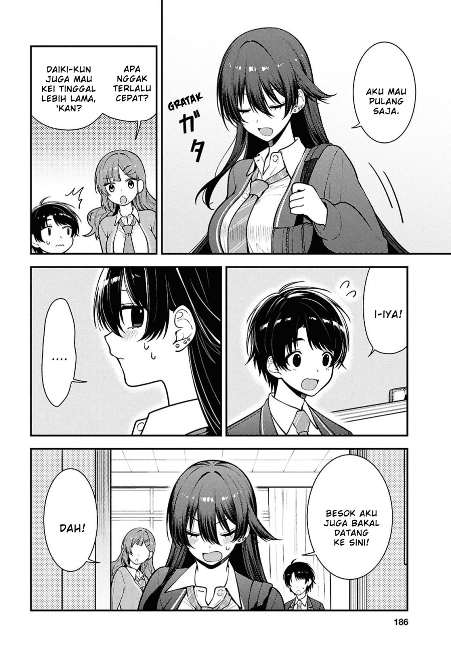 Tonari no Seki no Yankee Shimizu-san ga Kami o Kuroku Sometekita Chap 11 - Next Chap 12