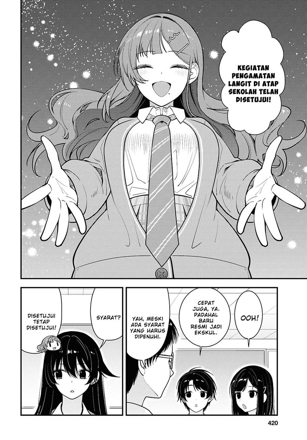 Tonari no Seki no Yankee Shimizu-san ga Kami o Kuroku Sometekita Chap 12 - Next Chap 13