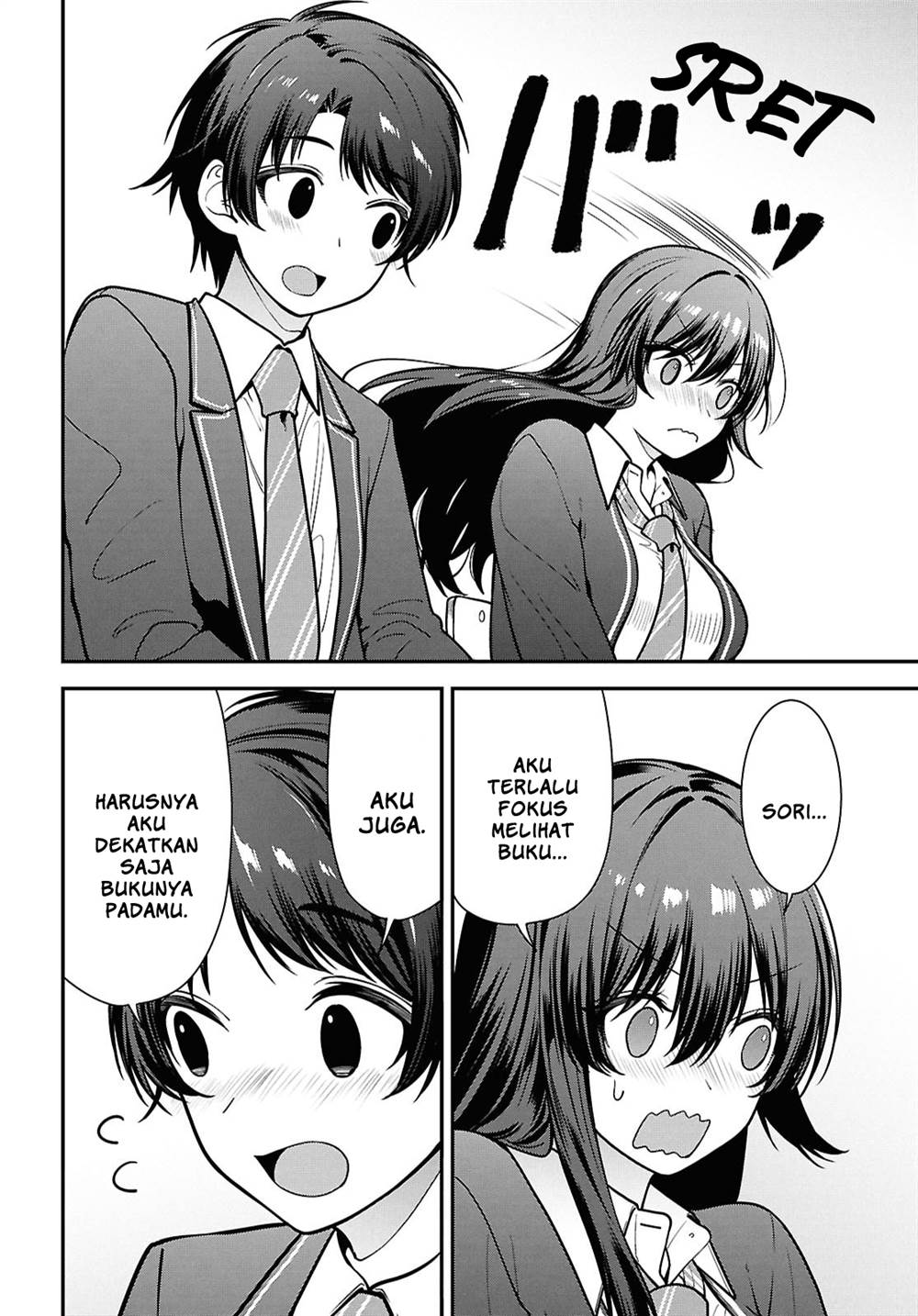 Tonari no Seki no Yankee Shimizu-san ga Kami o Kuroku Sometekita Chap 12 - Next Chap 13