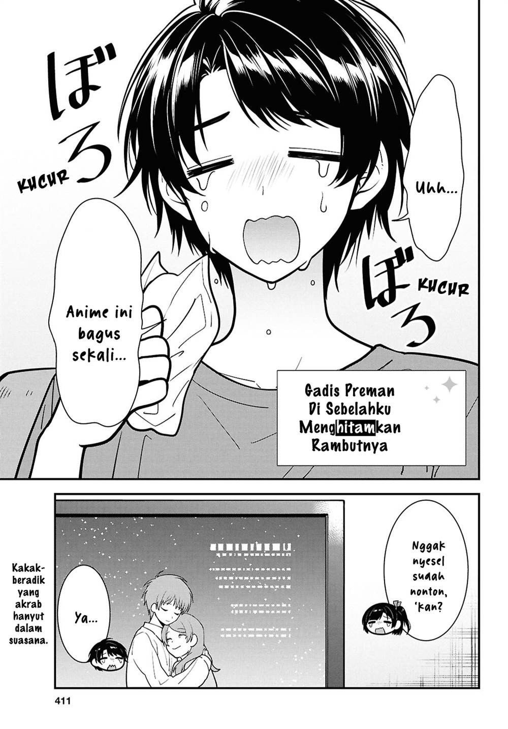 Tonari no Seki no Yankee Shimizu-san ga Kami o Kuroku Sometekita Chap 12 - Next Chap 13