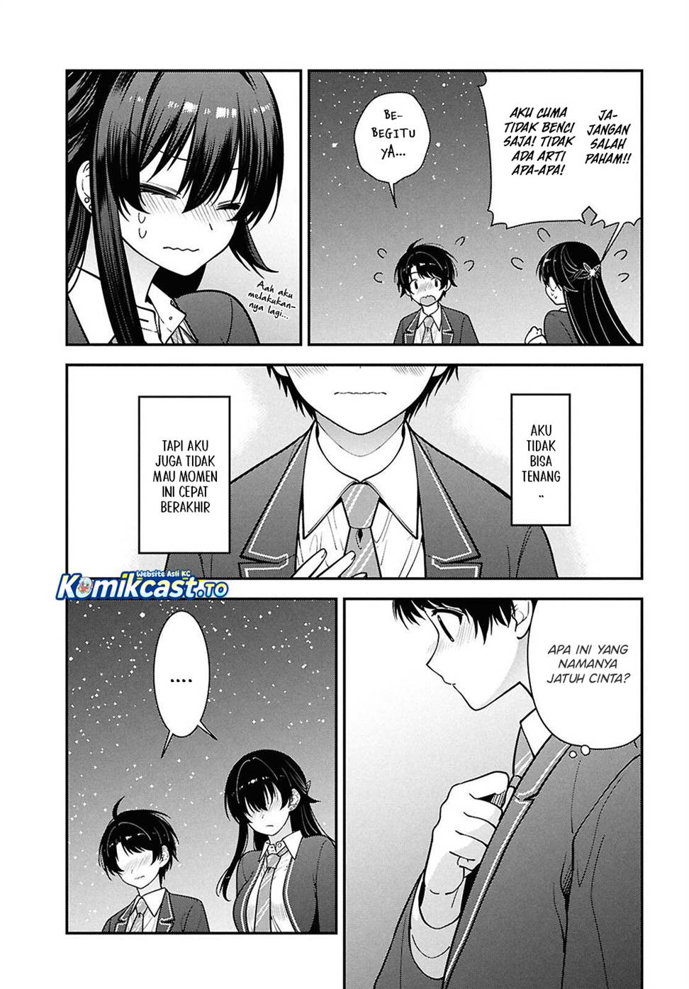 Tonari no Seki no Yankee Shimizu-san ga Kami o Kuroku Sometekita Chap 15 - Next Chap 16