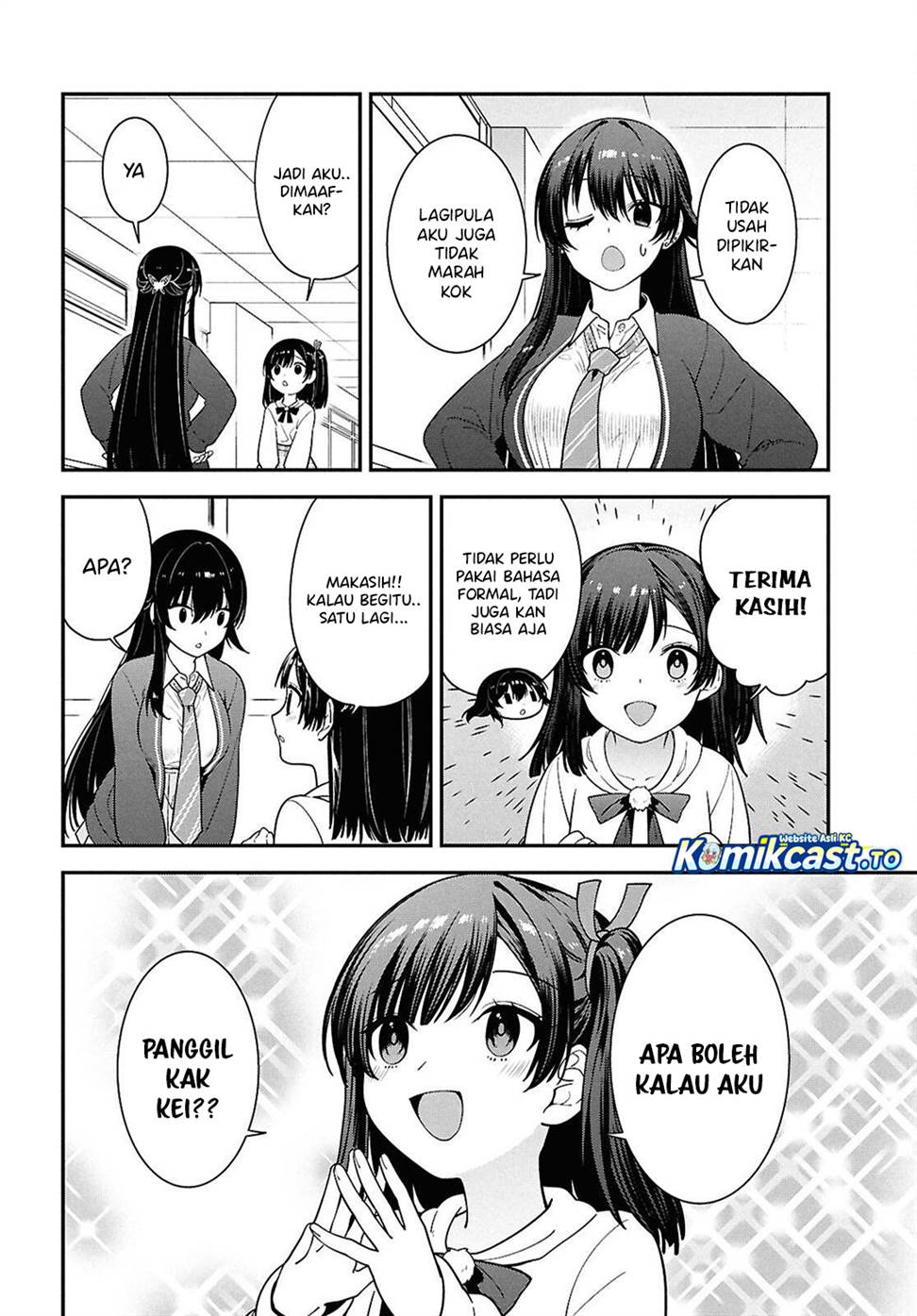 Tonari no Seki no Yankee Shimizu-san ga Kami o Kuroku Sometekita Chap 15 - Next Chap 16