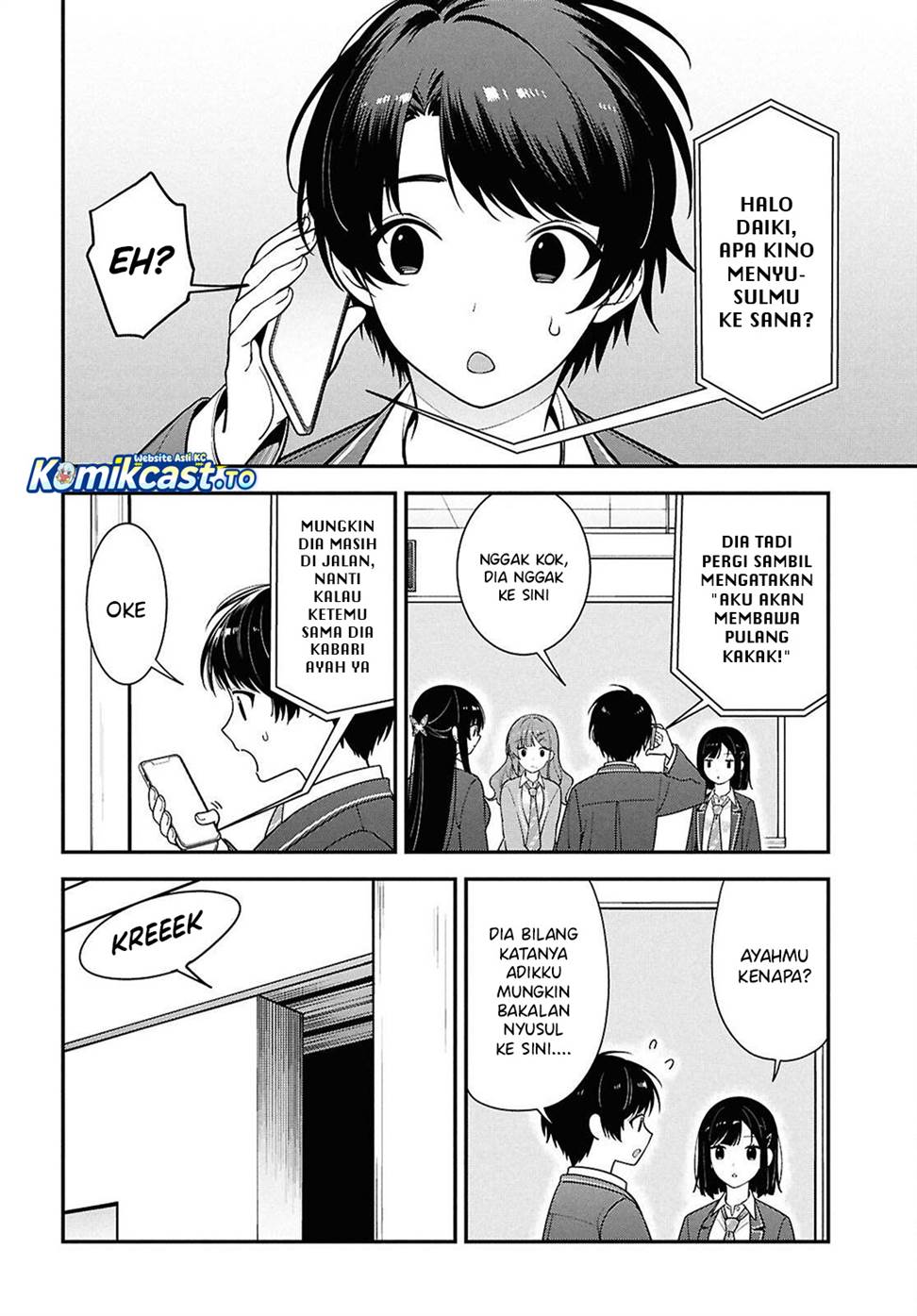 Tonari no Seki no Yankee Shimizu-san ga Kami o Kuroku Sometekita Chap 15 - Next Chap 16