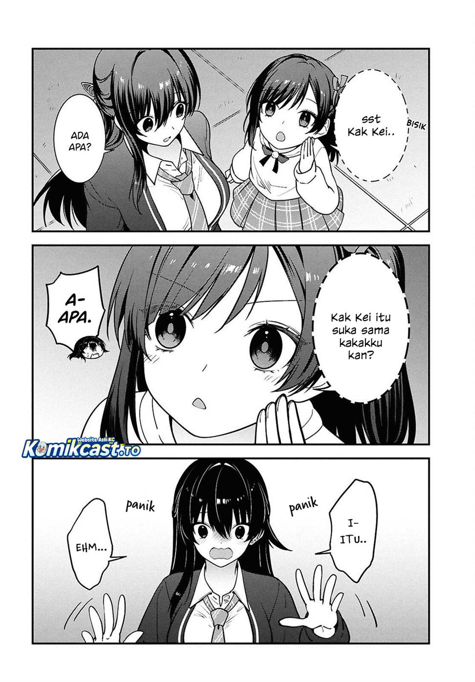 Tonari no Seki no Yankee Shimizu-san ga Kami o Kuroku Sometekita Chap 15 - Next Chap 16