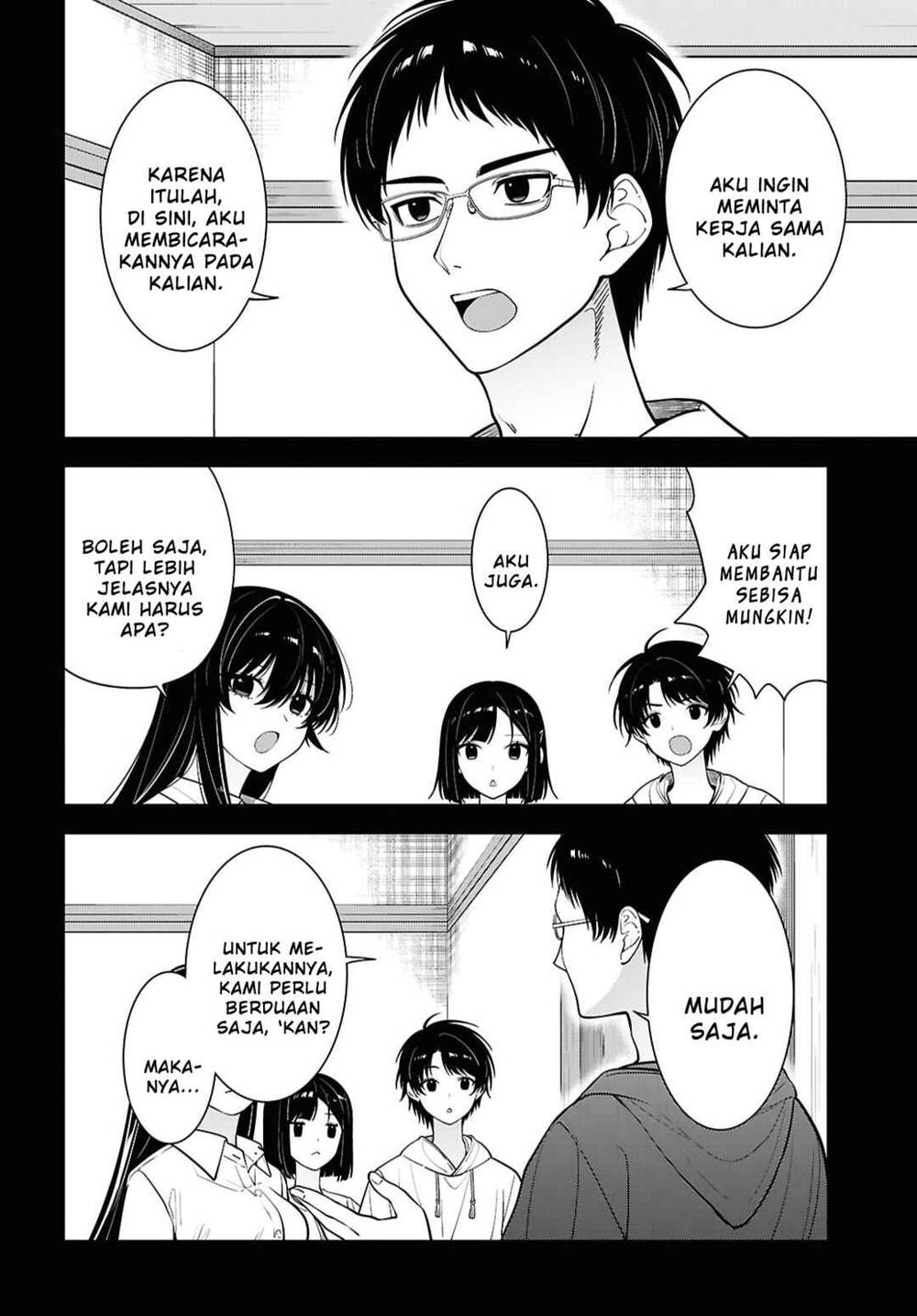Tonari no Seki no Yankee Shimizu-san ga Kami o Kuroku Sometekita Chap 16 - Next Chap 17