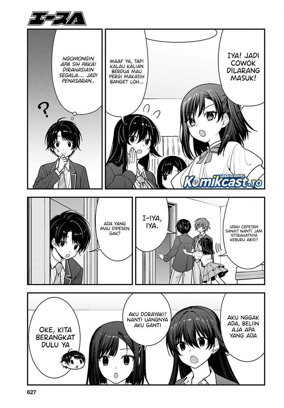 Tonari no Seki no Yankee Shimizu-san ga Kami o Kuroku Sometekita Chap 19 - Next Chap 20