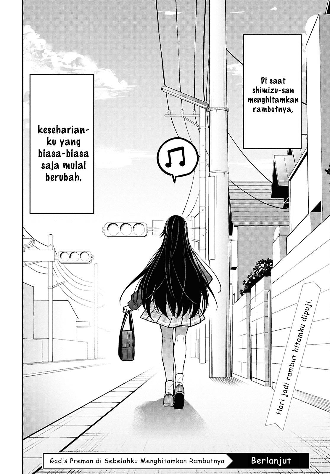Tonari no Seki no Yankee Shimizu-san ga Kami o Kuroku Sometekita Chap 1 - Next Chap 2