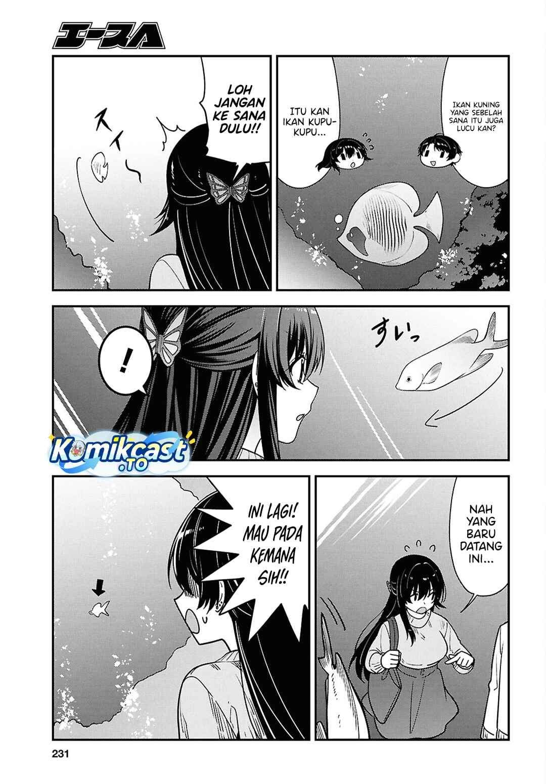Tonari no Seki no Yankee Shimizu-san ga Kami o Kuroku Sometekita Chap 20 - Next Chap 21