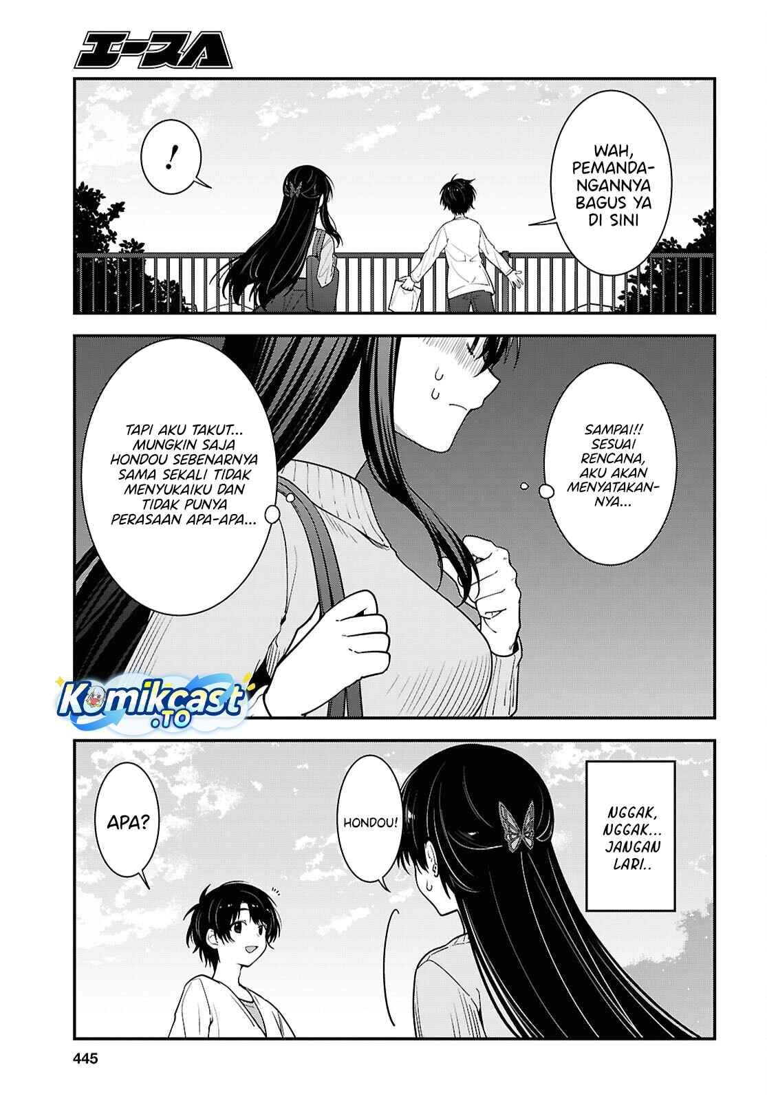 Tonari no Seki no Yankee Shimizu-san ga Kami o Kuroku Sometekita Chap 21 - Next Chap 22